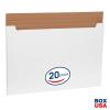 imageBOX USA BM1482BF 14 18quotL x 8 58quotW x 2quotH White Pack of 50200ECT32B Corrugated  White
