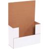 imageBOX USA BM1482BF 14 18quotL x 8 58quotW x 2quotH White Pack of 50200ECT32B Corrugated  White
