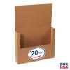 imageBOX USA BM1482BF 14 18quotL x 8 58quotW x 2quotH White Pack of 50200ECT32C Corrugated  Kraft