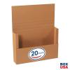 imageBOX USA BM1482BF 14 18quotL x 8 58quotW x 2quotH White Pack of 50200ECT32C Corrugated  Kraft
