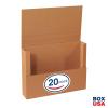 imageBOX USA BM1482BF 14 18quotL x 8 58quotW x 2quotH White Pack of 50200ECT32C Corrugated  Kraft
