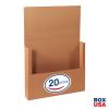 imageBOX USA BM1482BF 14 18quotL x 8 58quotW x 2quotH White Pack of 50200ECT32C Corrugated  Kraft