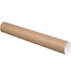 imageBOX USA BP3024KHD HeavyDuty Mailing Tubes with Caps 3quot x 24quot Kraft Pack of 24Kraft