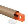 imageBOX USA BP3024KHD HeavyDuty Mailing Tubes with Caps 3quot x 24quot Kraft Pack of 24Kraft
