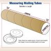 imageBOX USA BP8036KHD Jumbo Mailing Tubes 8quot x 36quot Kraft Pack of 10Kraft