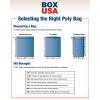 imageBOX USA BPB491 Flat Poly Bags 2 mil 9quot x 17quot Clear Pack of 1000