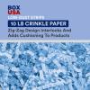 imageBOX USA Crinkle Paper 10 lb Orange 10Pack  Packaging Paper for Shipping Moving and Storage SuppliesLight Blue