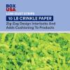 imageBOX USA Crinkle Paper 10 lb Orange 10Pack  Packaging Paper for Shipping Moving and Storage SuppliesLime
