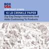 imageBOX USA Crinkle Paper 10 lb Orange 10Pack  Packaging Paper for Shipping Moving and Storage SuppliesWhite