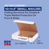 imageBOX USA Moving Boxes 115quotL x 115quotW x 375quotH Medium 50Pack  Corrugated Cardboard Box for Packing Moving and Storage15 18 x 11 18 x 3