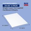 imageBOX USA Moving Corrugated Sheets large 40quotL x 48quotW 5Pack  Corrugated Cardboard Sheets for Packing Shipping and Storage 40x4824 x 36