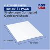 imageBOX USA Moving Corrugated Sheets large 40quotL x 48quotW 5Pack  Corrugated Cardboard Sheets for Packing Shipping and Storage 40x4840 x 40