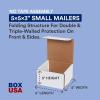 imageBOX USA Shipping Boxes Small 5quotL x 5quotW x 3quotH 50Pack  Corrugated Cardboard Box Mailer for Packing Moving and Storage 5535x5x3