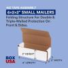 imageBOX USA Shipping Boxes Small 5quotL x 5quotW x 3quotH 50Pack  Corrugated Cardboard Box Mailer for Packing Moving and Storage 5536x2x2