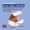 imageBOX USA Shipping Boxes Small 5quotL x 5quotW x 3quotH 50Pack  Corrugated Cardboard Box Mailer for Packing Moving and Storage 5536x4x2