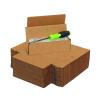 imageBOX USA Shipping Boxes Small 6quotL x 4quotW x 3quotH 50Pack  Corrugated Cardboard Box for Packing Moving and StorageKraft