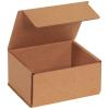 imageBOX USA Shipping Boxes Small 6quotL x 4quotW x 3quotH 50Pack  Corrugated Cardboard Box for Packing Moving and StorageKraft