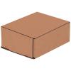 imageBOX USA Shipping Boxes Small 6quotL x 4quotW x 3quotH 50Pack  Corrugated Cardboard Box for Packing Moving and StorageKraft