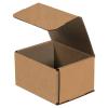 imageBOX USA Shipping Boxes Small 6quotL x 4quotW x 3quotH 50Pack  Corrugated Cardboard Box for Packing Moving and StorageKraft