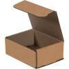 imageBOX USA Shipping Boxes Small 6quotL x 4quotW x 3quotH 50Pack  Corrugated Cardboard Box for Packing Moving and StorageKraft