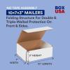 imageBOX USA Shipping Boxes Small 8quotL x 5quotW x 3quotH 50Pack  Corrugated Cardboard Box for Packing Moving and Storage 853 ampamp Shipping Boxes Small 6quotL x 4quotW x 3quotH 50Pack  Corrugated10 x 7 x 3