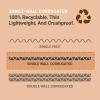 imageBOX USA Small Shipping Boxes 11125quotL x 875quotW x 6quotH 50Pack  Foldable Corrugated Cardboard CrushProof Box for Shipping Packing Moving and Storage9 x 6 12 x 2 34