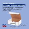 imageBOX USA Small Shipping Boxes 17125quotL x 11125quotW x 2quotH 50Pack  Foldable Corrugated Cardboard CrushProof Box for Shipping Packing Moving and Storage12 18 x 9 14 x 4