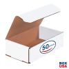 imageBox USA Small Shipping Boxes 7quot x 4quot x 2quot 50Pack Bulk  White Box Mailer for Packaging or Small Business Mailing 7x4x2