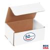 imageBox USA Small Shipping Boxes 7quot x 5quot x 3quot 50Pack Bulk  White Box Mailer for Packaging or Small Business Mailing 7x5x3