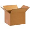 imageBOX USA 25 Pack of HeavyDuty Corrugated Cardboard Boxes 15quot L x 12quot W x 10quot H Kraft Shipping Packing and MovingStandard Corrugated