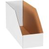 imageBOX USA BBINJ82412 Jumbo Open Top Bin Boxes 8quot x 24quot x 12quot Oyster White Pack of 25White