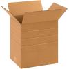 imageBOX USA BMD11812 MultiDepth Corrugated Boxes 11 14quotL x 8 34quotW x 12quotH Kraft Pack of 25