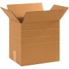 imageBOX USA BMD262626 MultiDepth Corrugated Boxes 26quotL x 26quotW x 26quotH Kraft Pack of 1013 14 x 10 14 x 12
