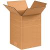 imageBOX USA BMD262626 MultiDepth Corrugated Boxes 26quotL x 26quotW x 26quotH Kraft Pack of 108 12 x 8 12 x 12