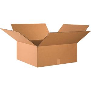 imageBOX USA 10 Pack of HeavyDuty Double Wall Corrugated Cardboard Boxes 24quot L x 24quot W x 10quot H Kraft Shipping Packing and MovingStandard Corrugated