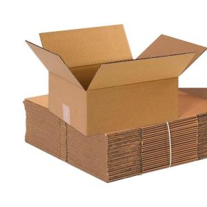 imageBOX USA 12 x 10 x 5 Corrugated Cardboard Boxes Flat 12quotL x 10quotW x 5quotH Pack of 25  Shipping Packaging Moving Storage Box for Home or Business Strong Wholesale Bulk Boxes