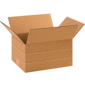 imageBOX USA 15 Pack of HeavyDuty Double Wall Corrugated Cardboard Boxes 11 14quot L x 8 34quot W x 6quot H Kraft Shipping Packing and MovingKraft