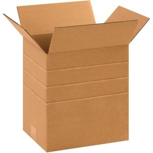 imageBOX USA BMD11812 MultiDepth Corrugated Boxes 11 14quotL x 8 34quotW x 12quotH Kraft Pack of 25