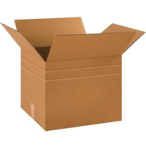 imageBOX USA BMD262626 MultiDepth Corrugated Boxes 26quotL x 26quotW x 26quotH Kraft Pack of 1018 x 15 x 15