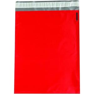 imageBOX USA Poly Mailer Envelopes 12 x 15 12 Red SelfSeal with Tear Strip Waterproof and Puncture Resistant for Packing Mailing and Shipping Pack of 100