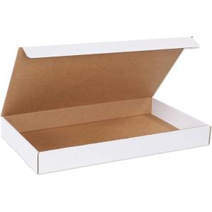 imageBOX USA Small Shipping Boxes 17125quotL x 11125quotW x 2quotH 50Pack  Foldable Corrugated Cardboard CrushProof Box for Shipping Packing Moving and Storage23 x 13 x 2 12