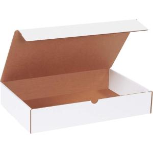imageBOX USA Small Shipping Boxes 17125quotL x 11125quotW x 2quotH 50Pack  Foldable Corrugated Cardboard CrushProof Box for Shipping Packing Moving and Storage16 x 10 x 3