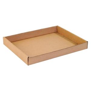 imageBOX USA Storage Trays 15quotL x 12quotW x 175quotH 50Pack  Corrugated Cardboard Box Tray for Packing Moving and Storage15 x 12 x 1 34