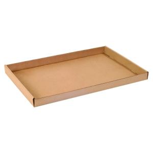 imageBOX USA Storage Trays 15quotL x 12quotW x 175quotH 50Pack  Corrugated Cardboard Box Tray for Packing Moving and Storage24 x 15 x 1 34