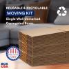 imageBOX USA Moving Boxes Large 20quotL x 20quotW x 15quotH 12Pack  Corrugated Cardboard Box for Packing Shipping and Storage16x16x10 Small 10Pk